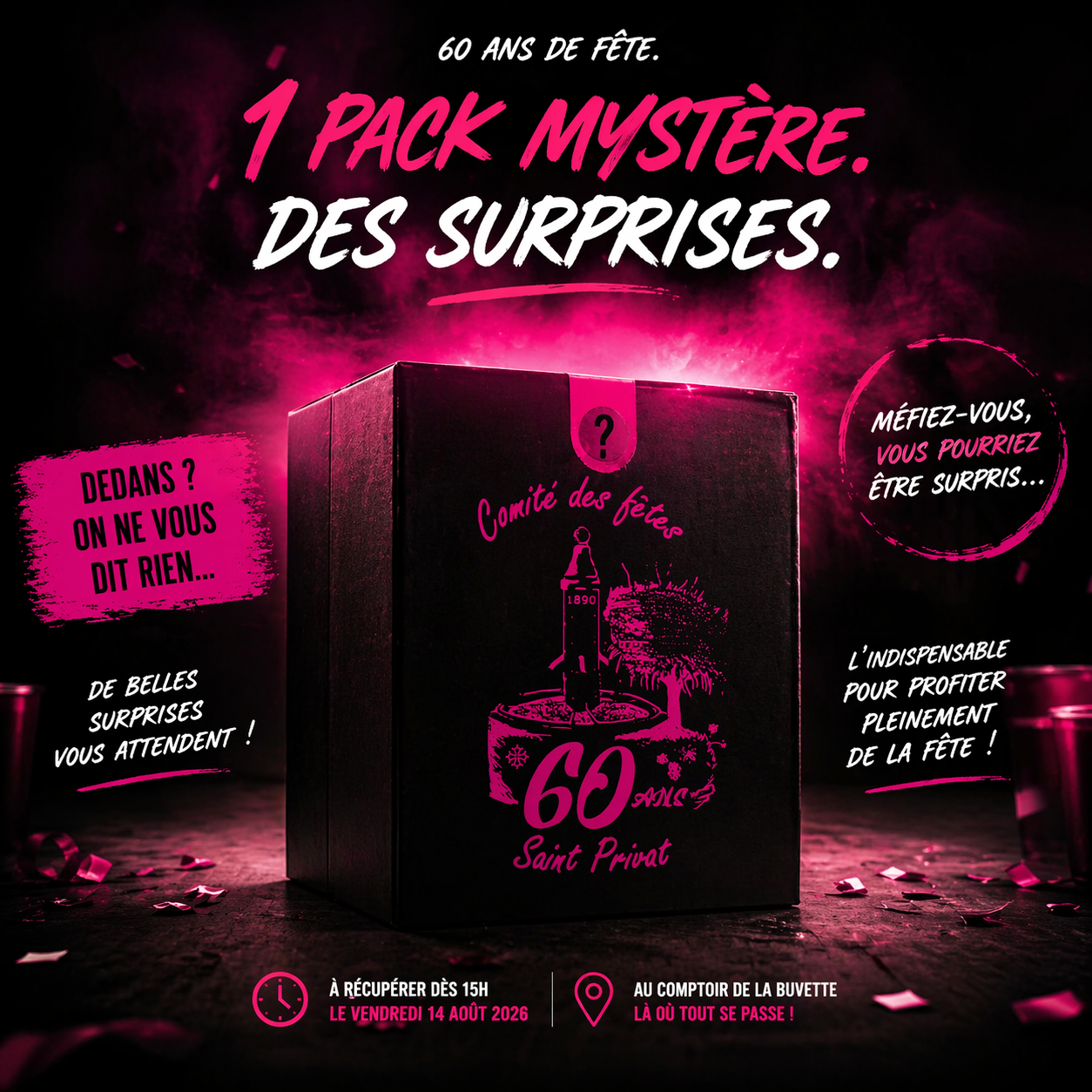 LE KIT MYSTÈRE DES 60 ANS DES SALCES